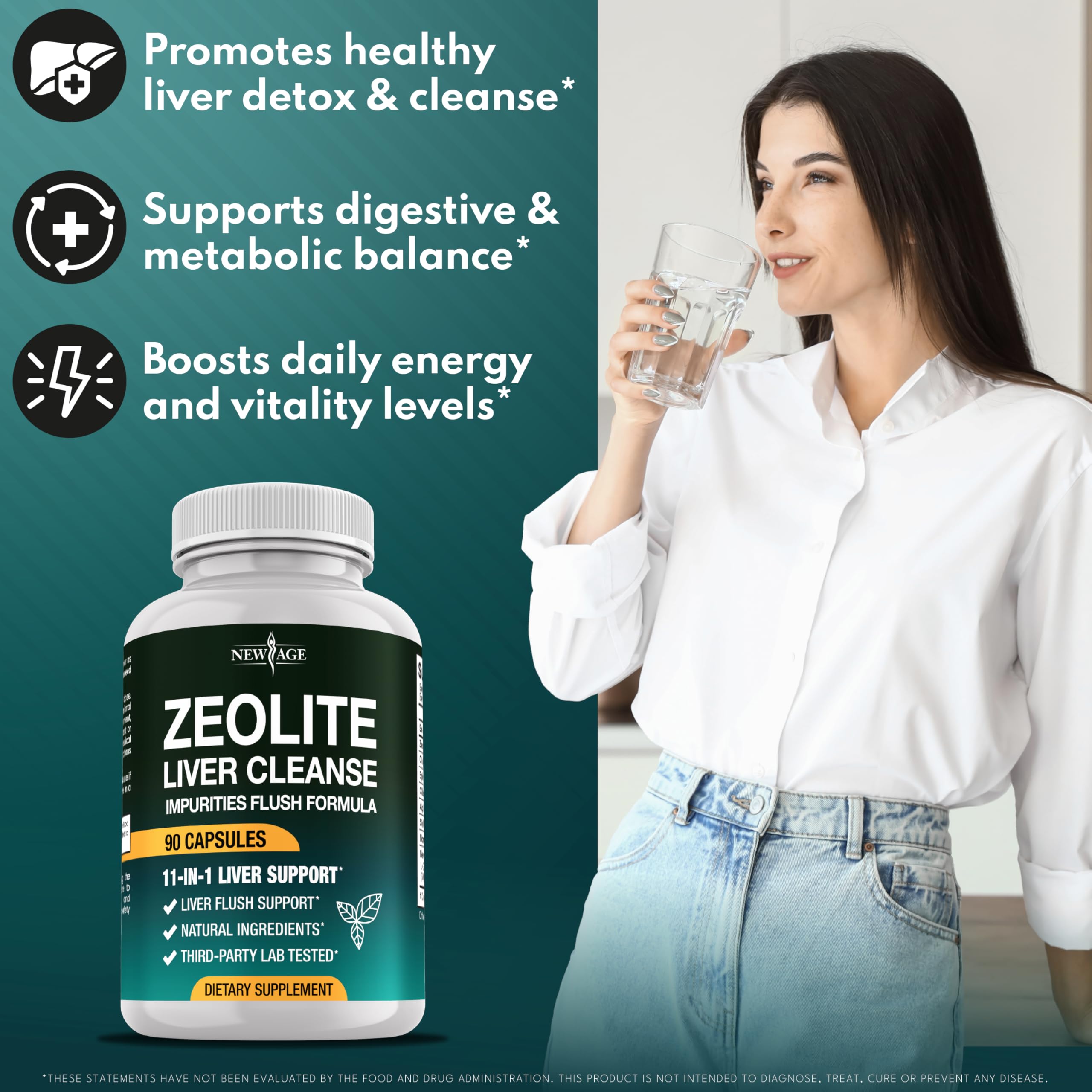 Full bottle of New Age Liver Cleanse & Repair