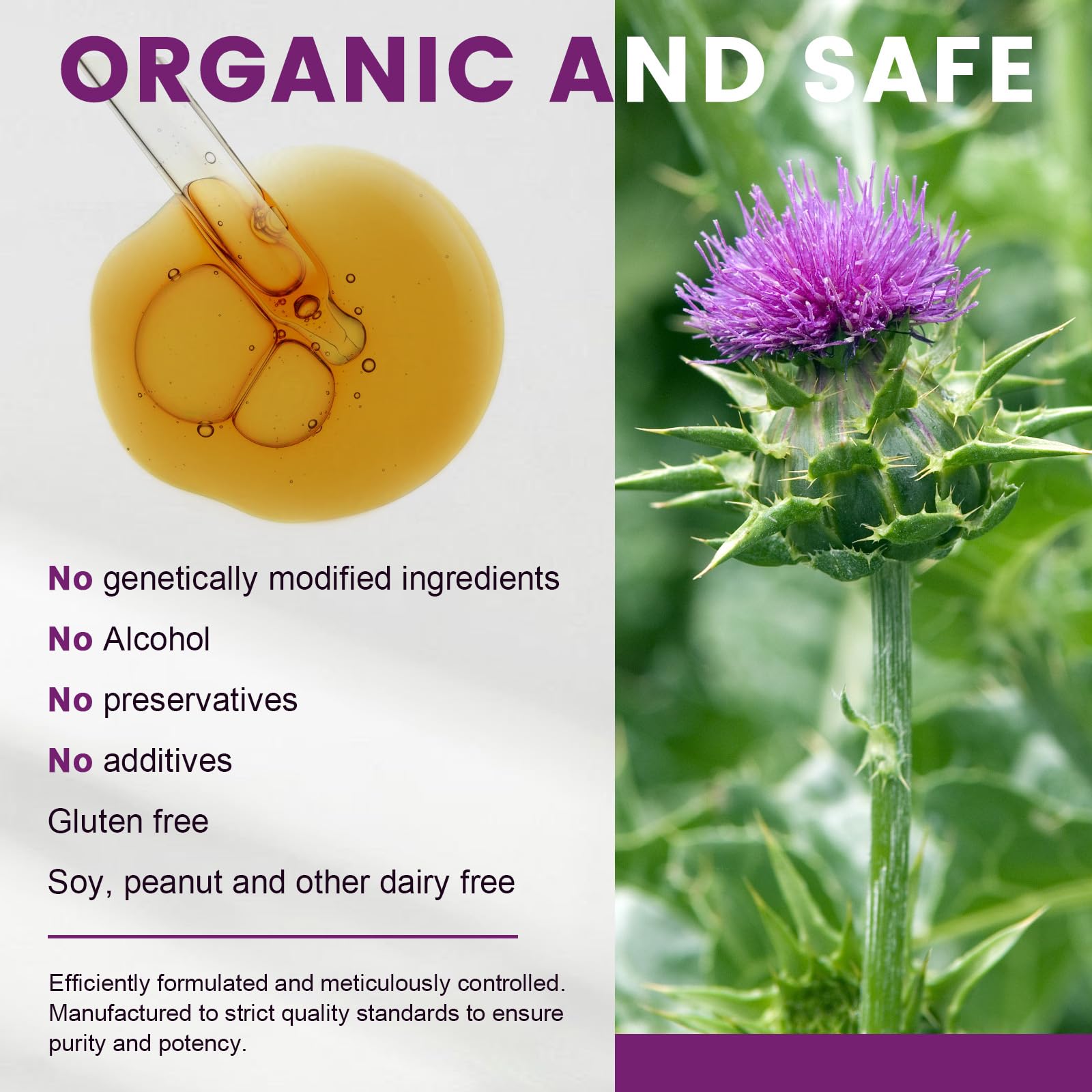 Liver detox drops packaging close-up