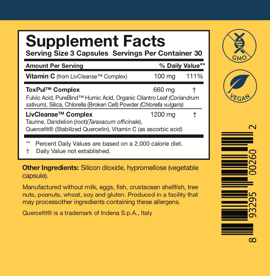 Liver detox and kidney cleanse supplement image