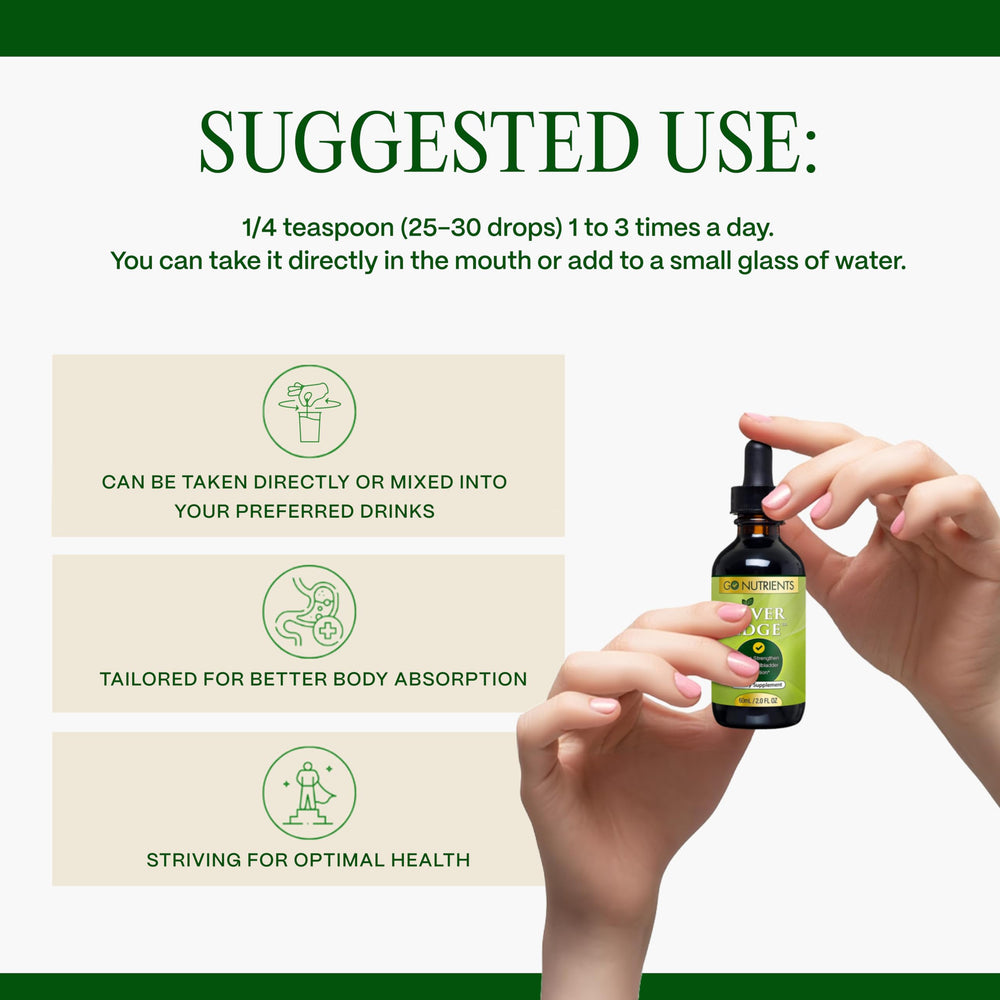 Liver Edge liquid drops usage: direct or in water