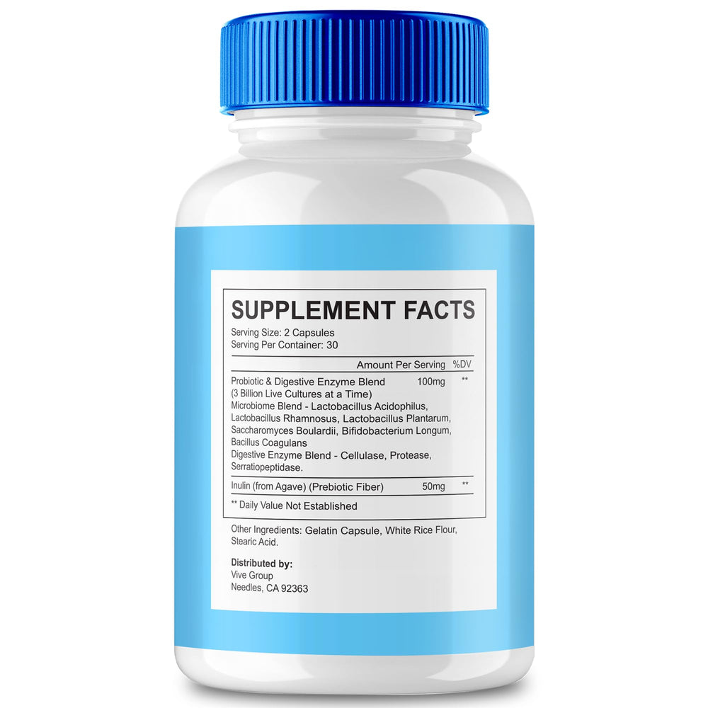 Liver Flow Plus packaging with Probiotics label