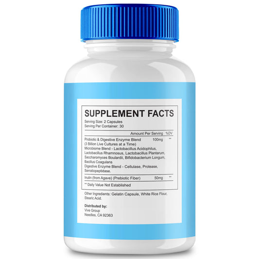 Liver Flow Plus packaging with Probiotics label