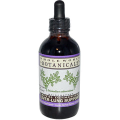 Bottle of Whole World Botanicals Liver Lung Support Royal Desmodium 4 oz