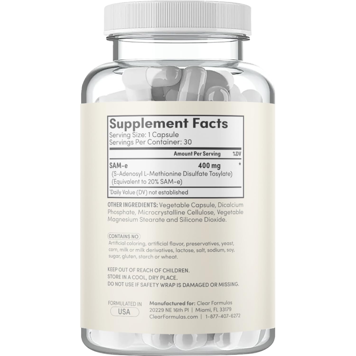 Concept image of liver and mood support with SAM-e