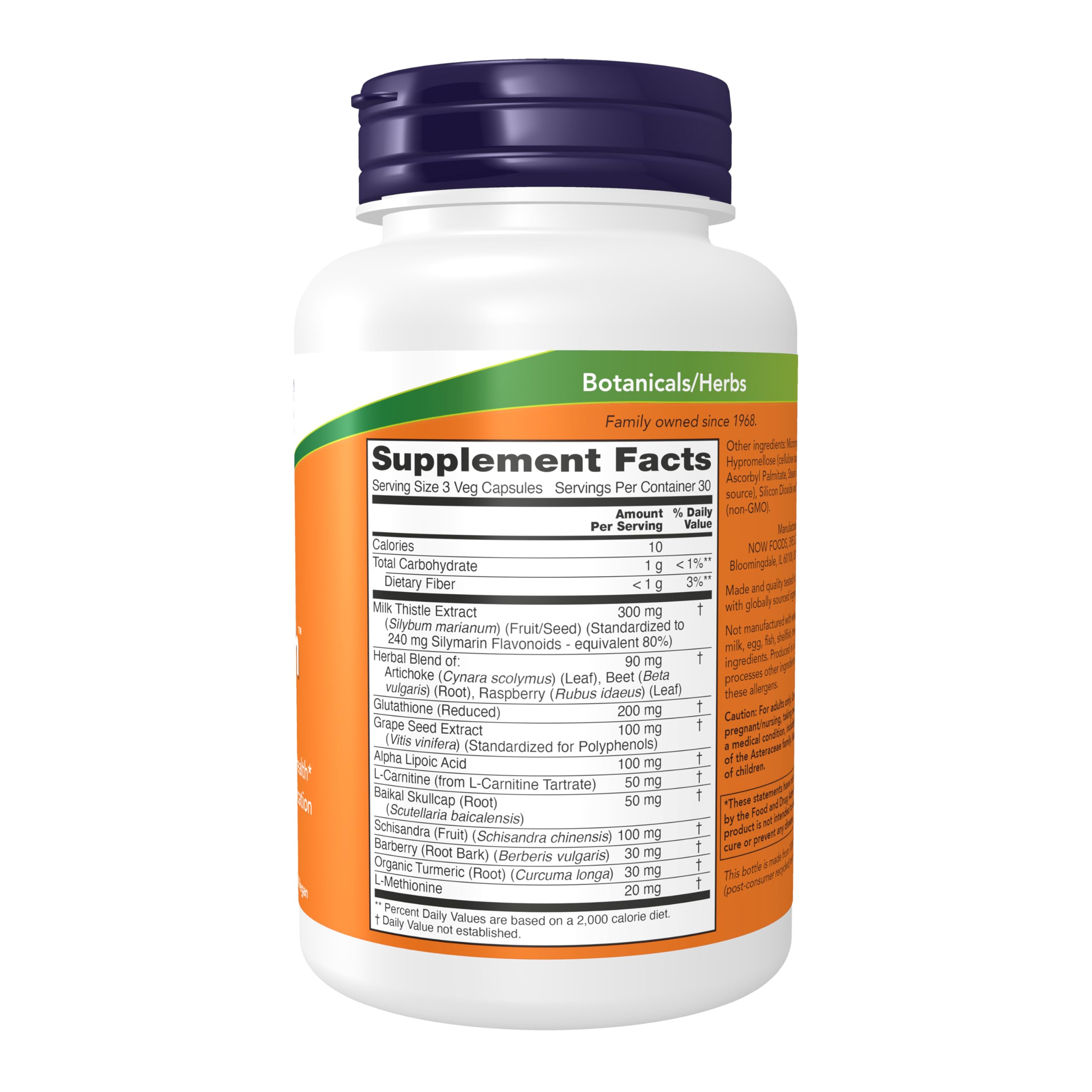 Liver Refresh herbal-enzyme blend ingredients