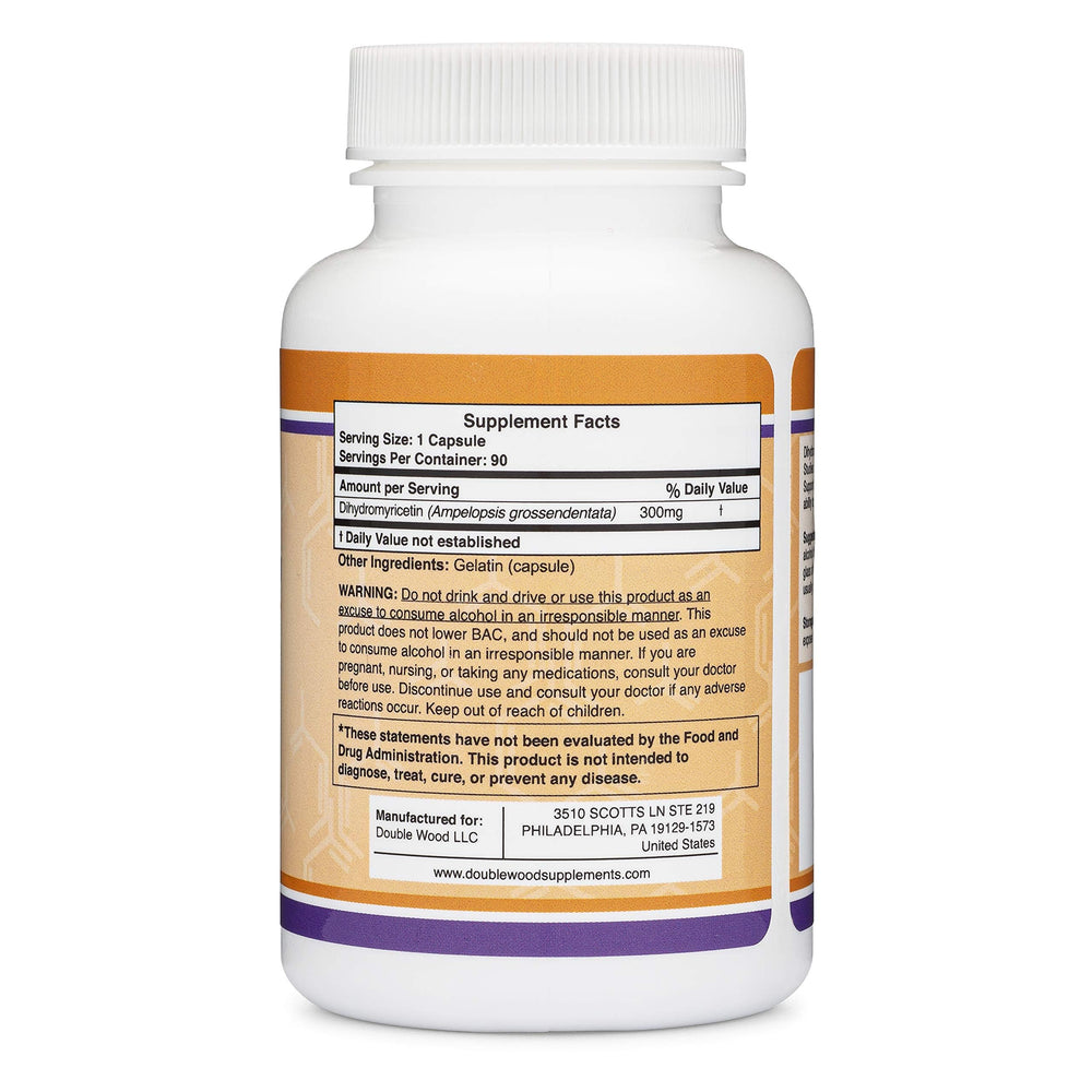 Liver support supplement DHM for healthy liver function.