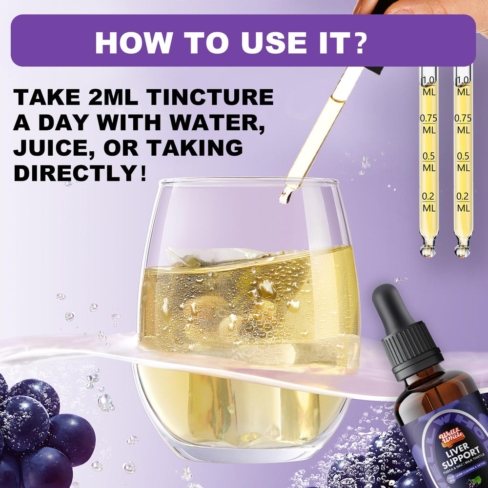 Liver Support Liquid Drops being prepared for use