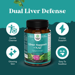 Turmeric root and artichoke leaf extract in NAC Liver Support formula