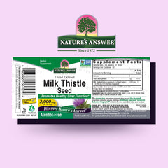 Liver support supplement with milk thistle