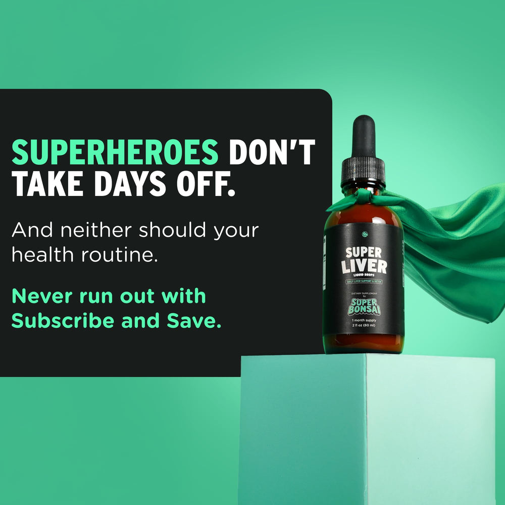 One month supply of Super Liver liquid drops