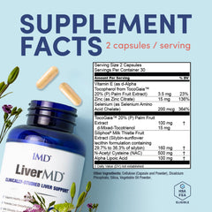 Liver health and energy metabolism concept with LiverMD