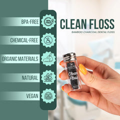 Eco-friendly packaging for Living Well bamboo floss