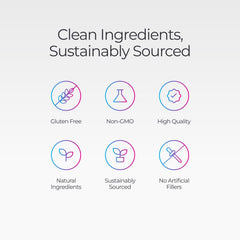 Livingood Daily allergen-free and non-GMO certification on label.