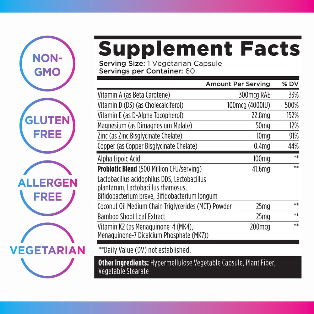 Allergen-free, gluten-free and non-GMO product badges