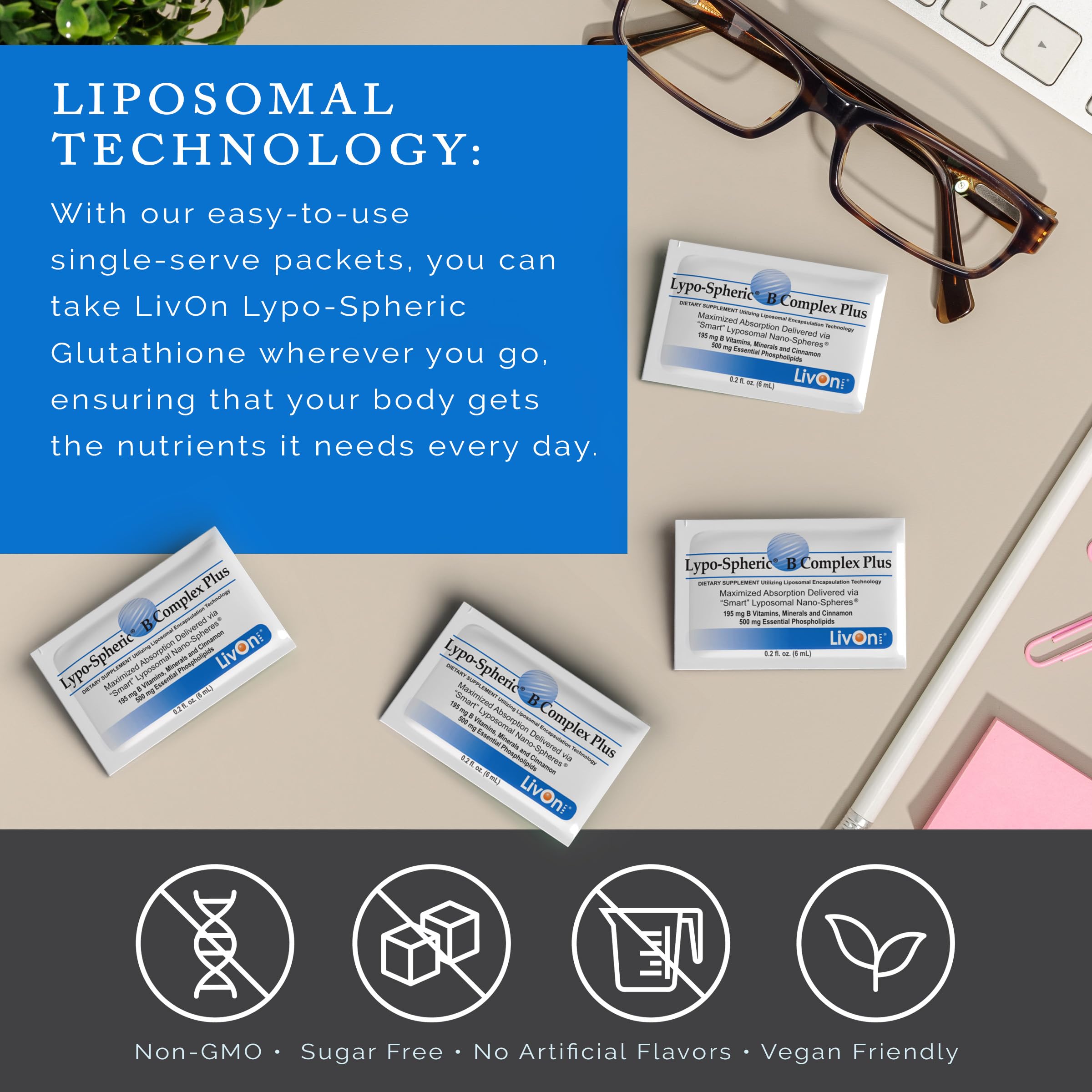 LivOn Laboratories Lypo-Spheric B Complex Plus product image