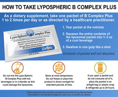 Two boxes of LivOn Lypo-Spheric B Complex Plus 30 packets each