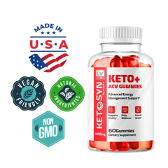 Keto Syn Gummies bottle with LIVORKA branding