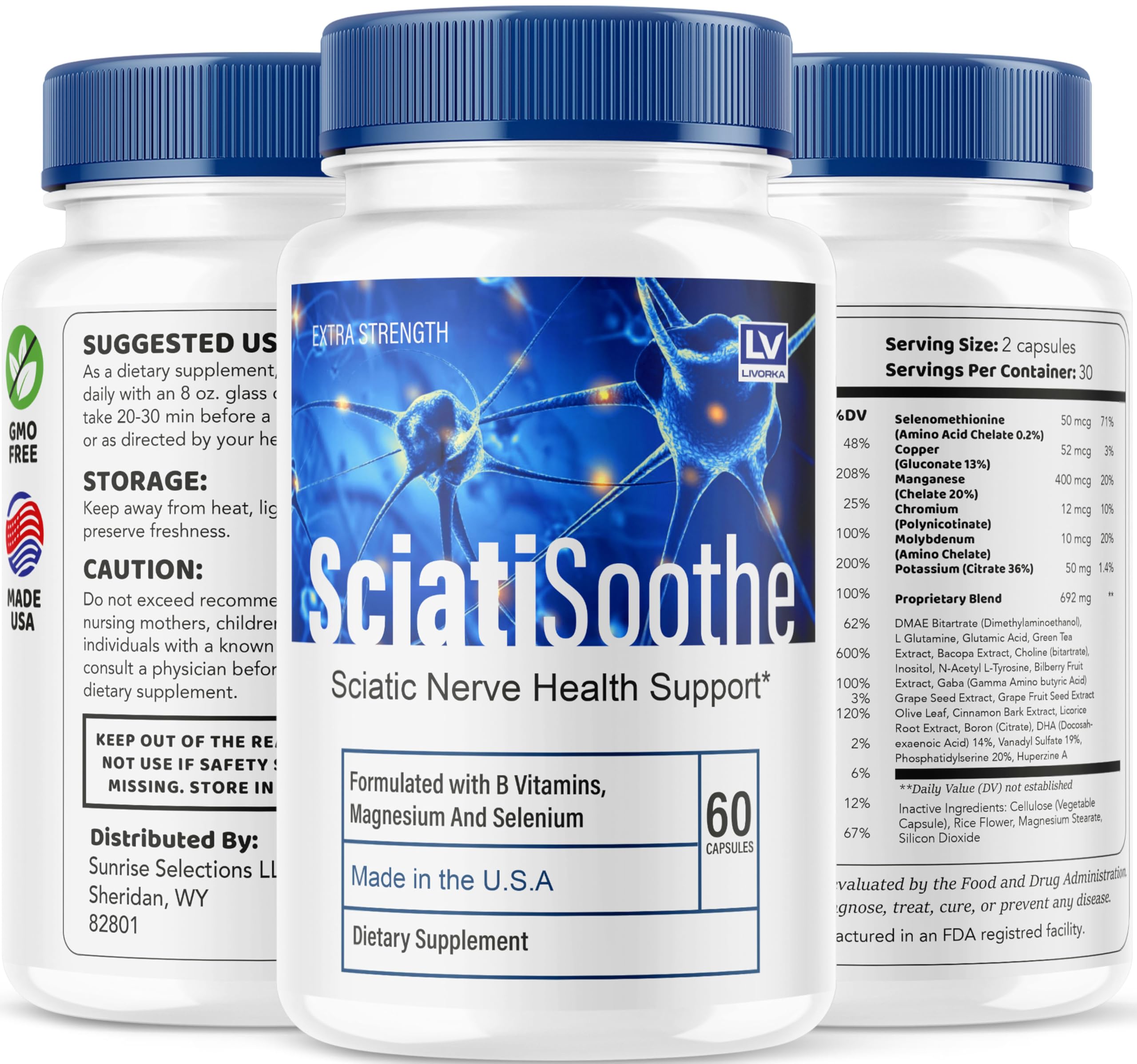 Unboxing LIVORKA 5 Pack Sciatisoothe packaging