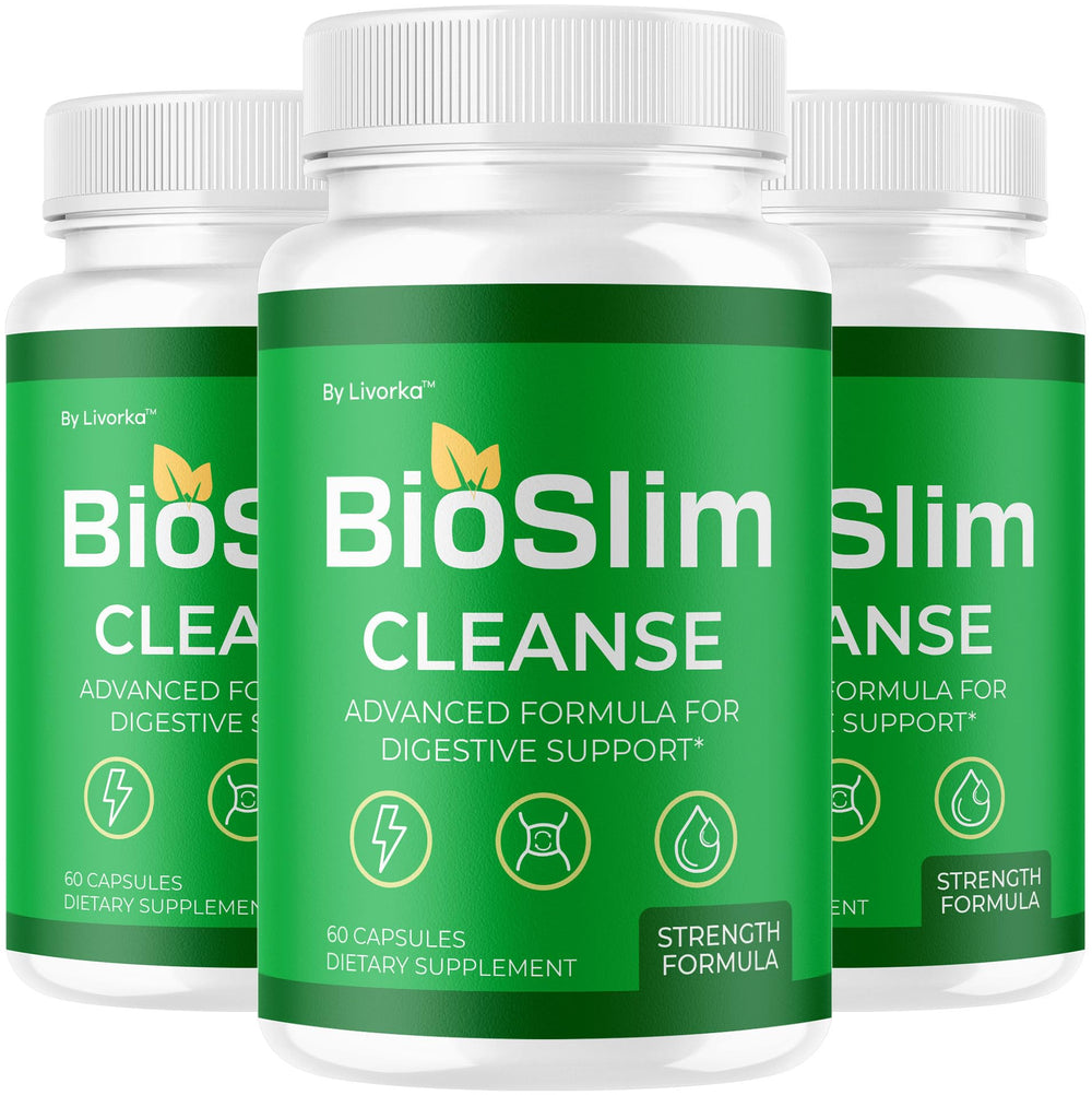 LIVORKA BioSlim Cleanse bottle front for daily digestive support.