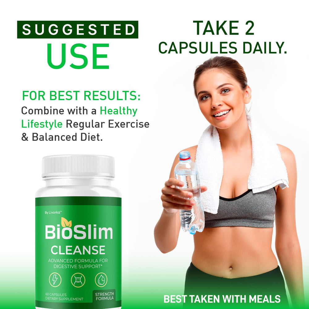 LIVORKA BioSlim Cleanse packaging box highlighting advanced formula.