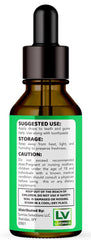 Droppers releasing Dentitox Pro Drops from a bottle