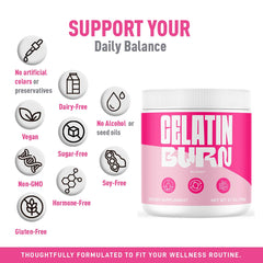 LIVORKA GelatinBurn powder being measured for daily use.
