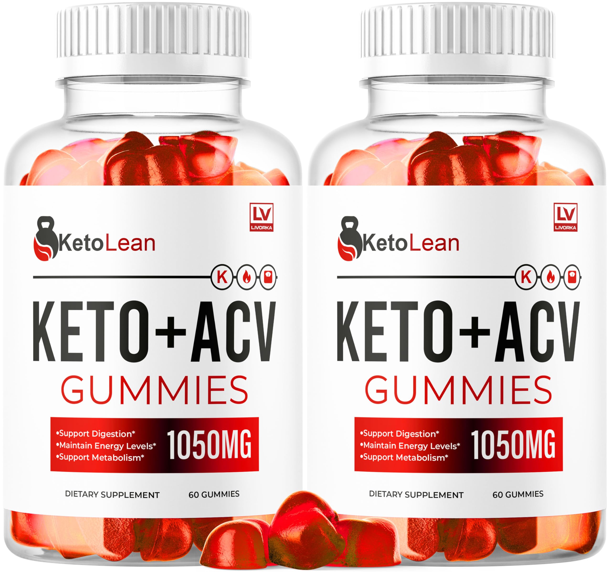 LIVORKA Keto Lean ACV Gummies 2-pack hero image