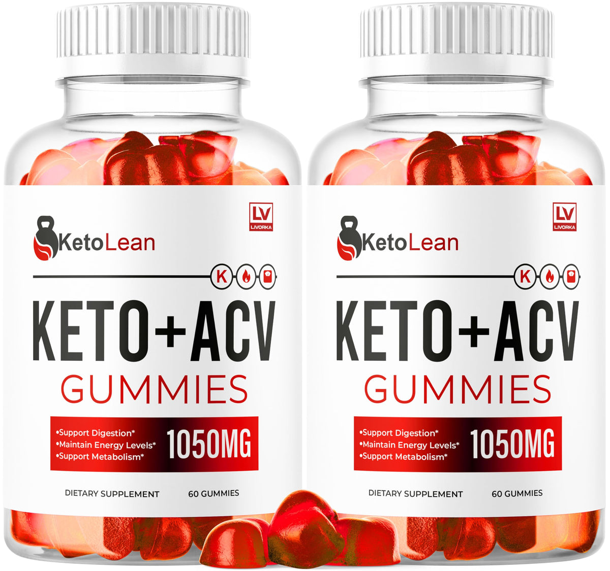 LIVORKA Keto Lean ACV Gummies 2-pack hero image