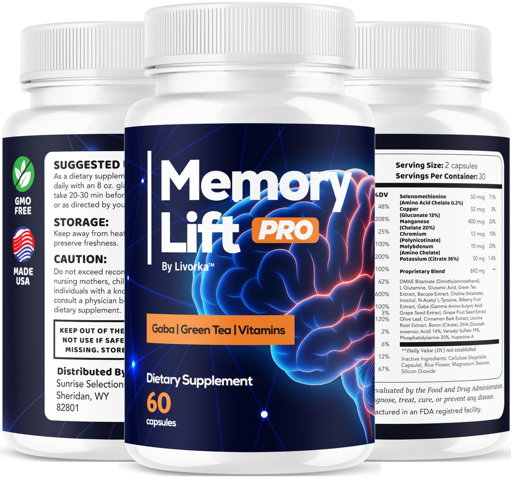 LIVORKA Memory Lift Pro packaging front view for easy purchase.