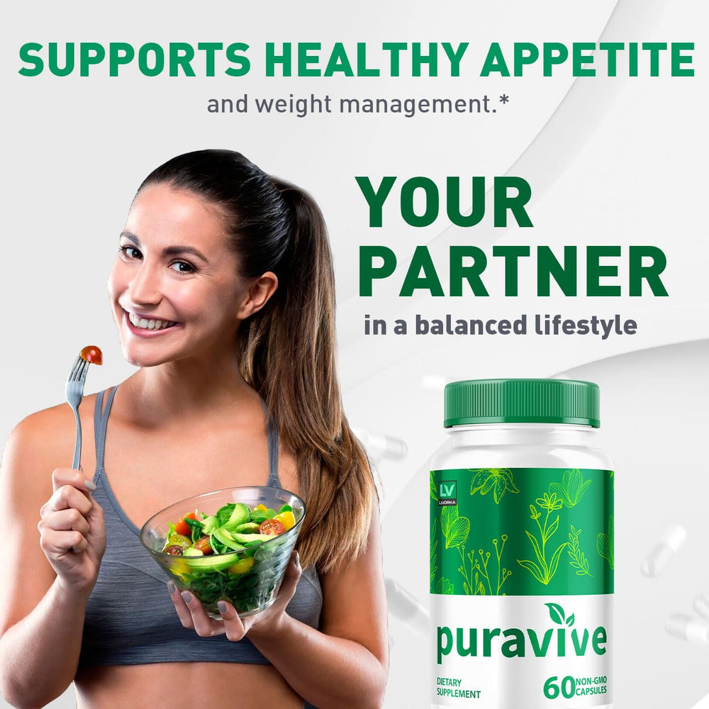 Close-up of Pura Vive capsules showing easy-to-swallow form