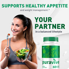 Close-up of Pura Vive capsules showing easy-to-swallow form