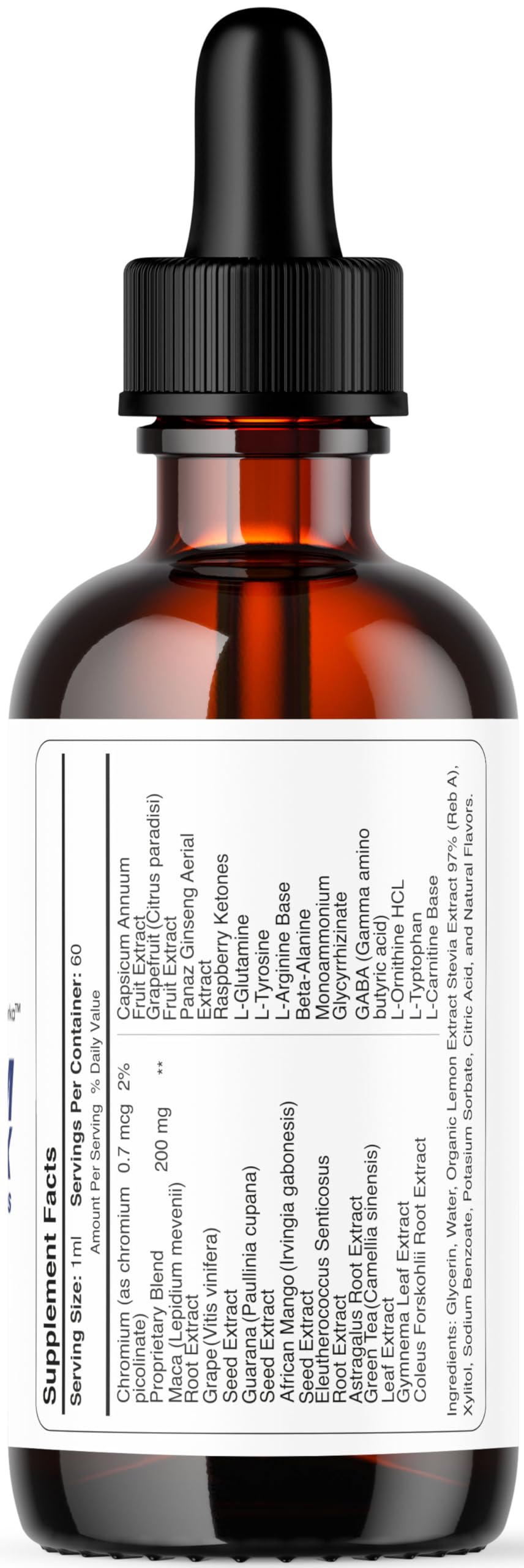 LIVORKA Visium Max Drops poured into a glass for easy use