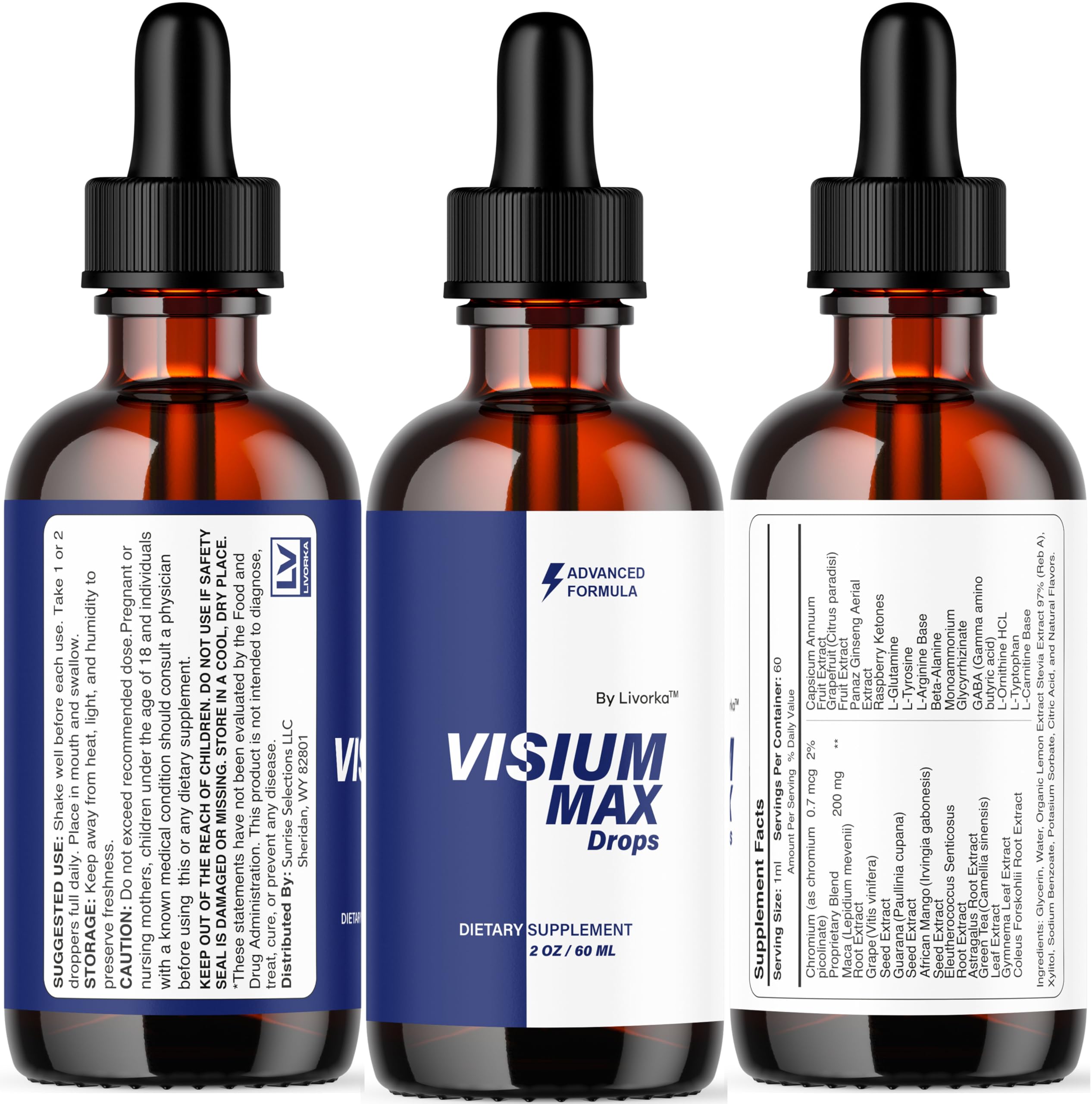 LIVORKA Visium Max Drops travel pack for on-the-go routines