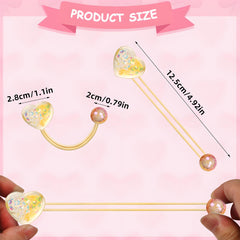 LIYAZHIL ball charm hair ties collection showcases assorted colors for any hairstyle.