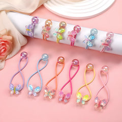 LIYAZHIL easy-slip-on hair ties for quick styling.