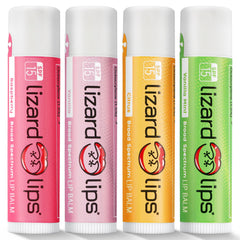 Lizard Lips SPF15 Vanilla balm front view offers daily sun protection and hydration.