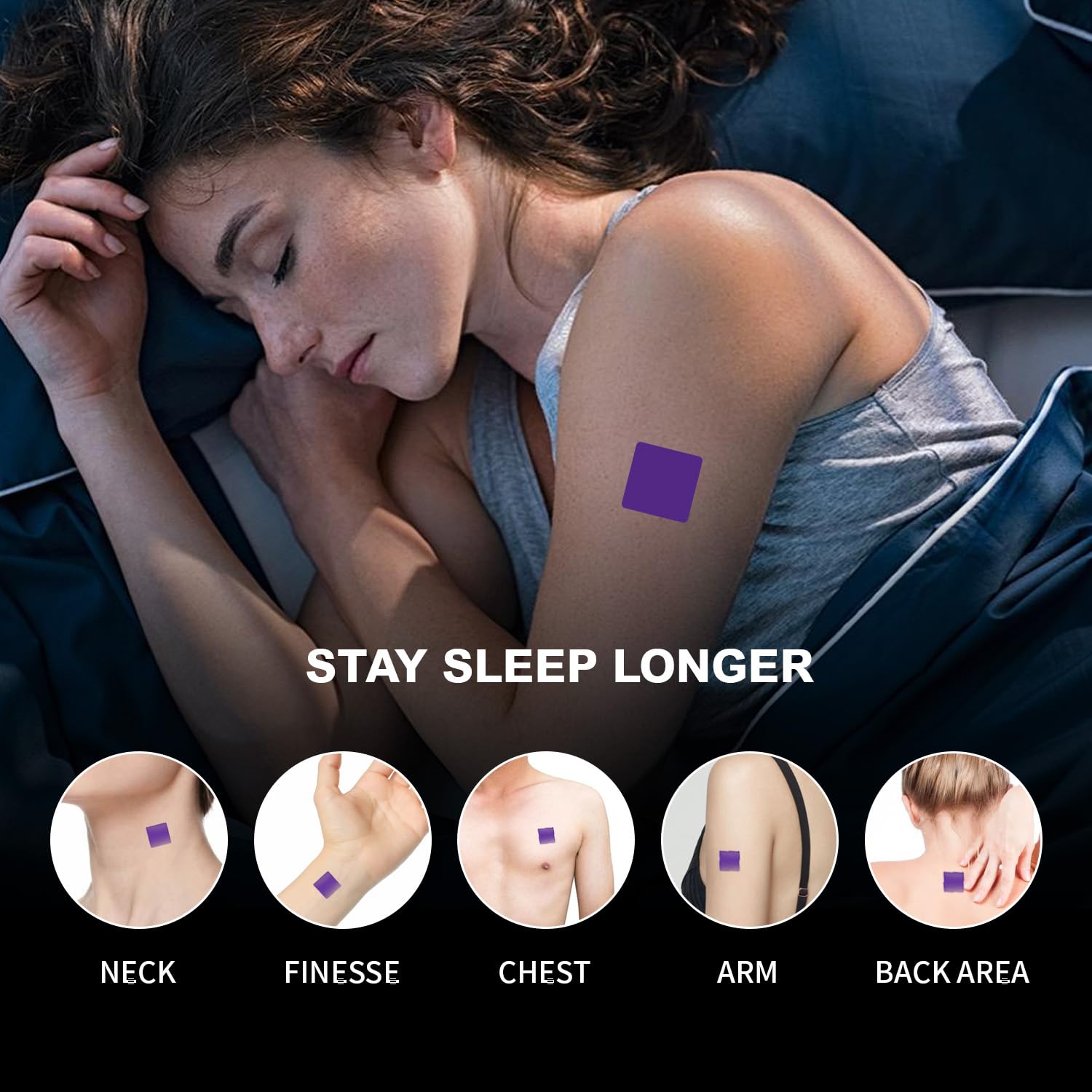 Sleep patches in use during travel or hotel stay