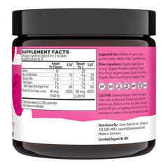 Nutrition facts and no added sugar information graphic
