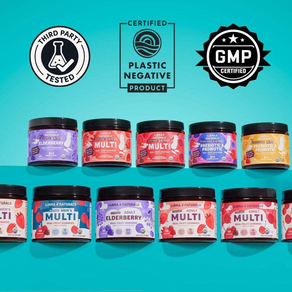 Delicious mixed berry flavor gummies for kids