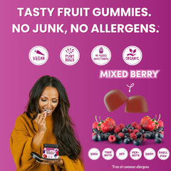 Product label highlighting 5 Billion CFU probiotics