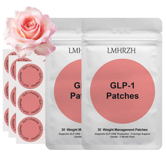LMHRZH GLP-1 patches for women and men packaging