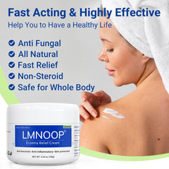 LMNOOP eczema cream on dry skin highlights hydration and barrier-supporting care.