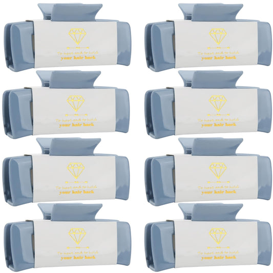 Loanzeg bridesmaid hair claw square clip 4.1 inch full set shows secure hold for all hair types
