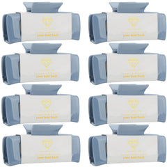 Loanzeg bridesmaid hair claw square clip 4.1 inch full set shows secure hold for all hair types