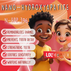 Fluoride-free toothpaste packaging close-up