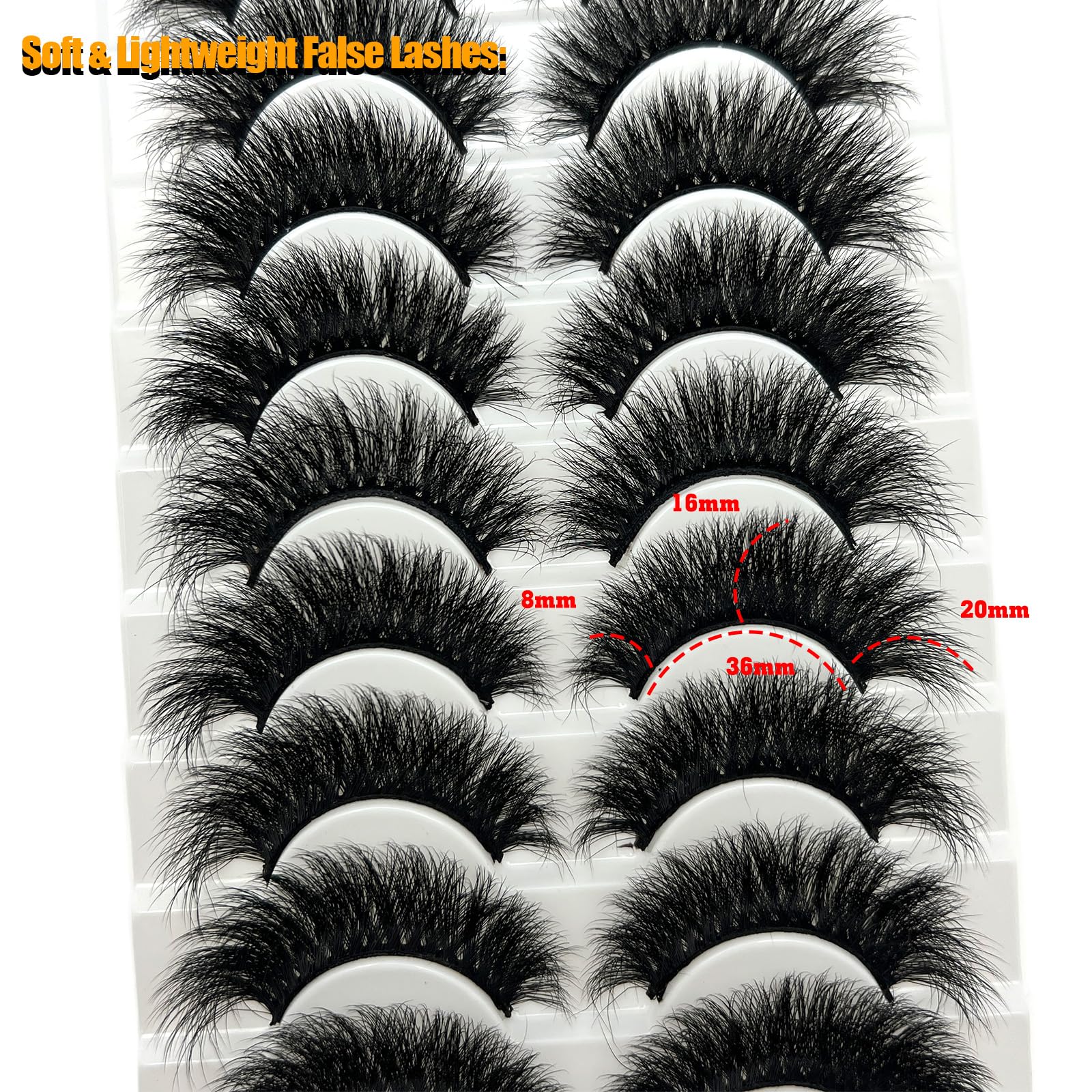 loladook 5D multilayered lashes create bold, voluminous lash lines.