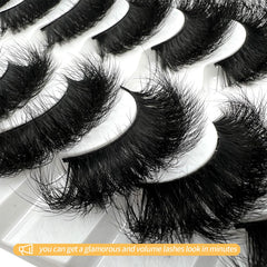 loladook-cat-eye-bulk-lashes 25mm dramatic lift for evening