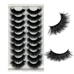loladook mink lashes fluffy wispy 18mm for dramatic yet soft volume.