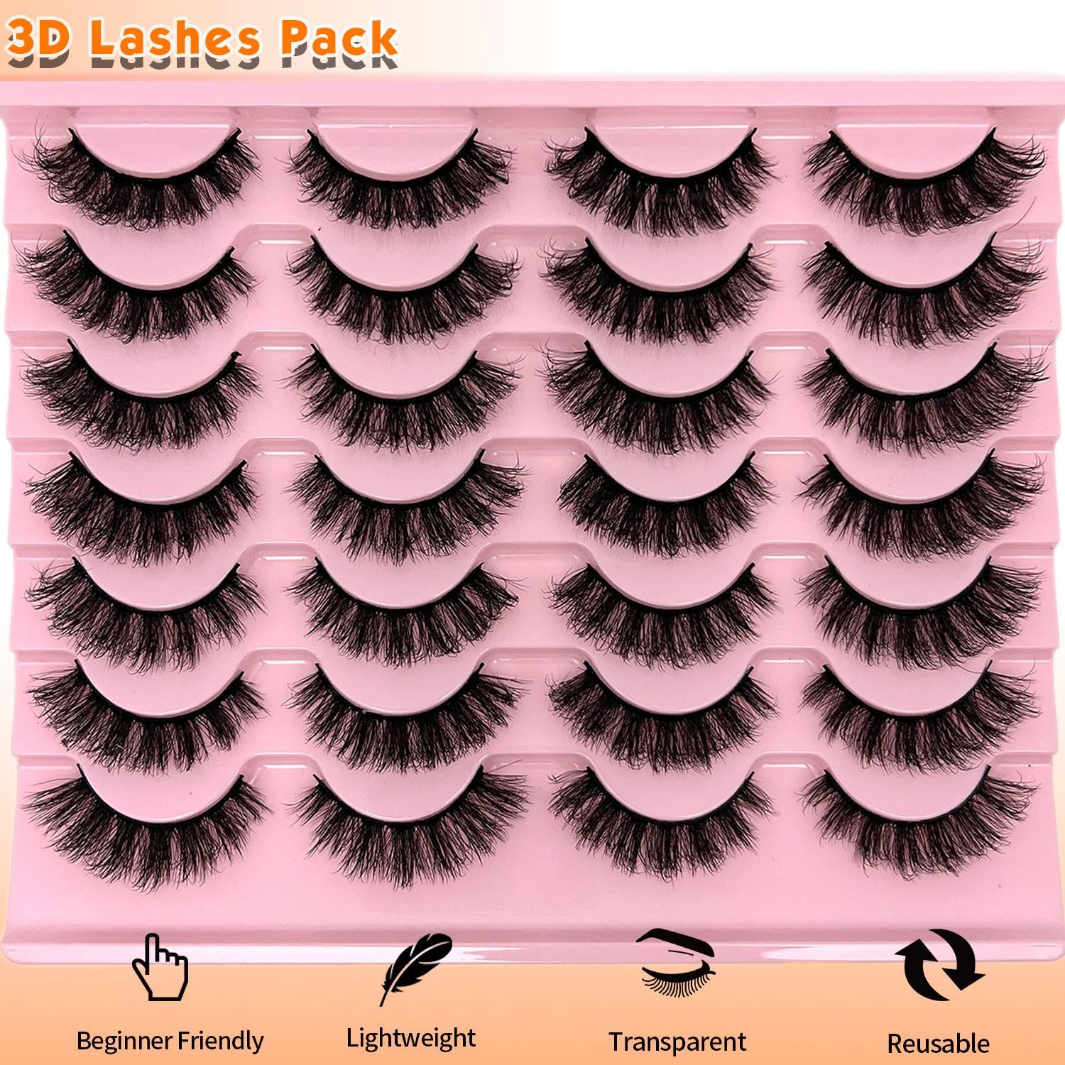 Loladook reusable 14-pairs pack saves time on makeup routines.