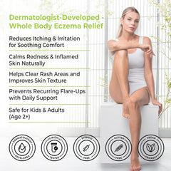 Loma Lux Eczema Pills ingredients highlight natural minerals for skin balance.